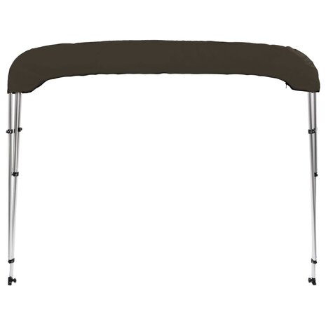 Biminitop 3 bogen 183x160x137 cm zwart 4