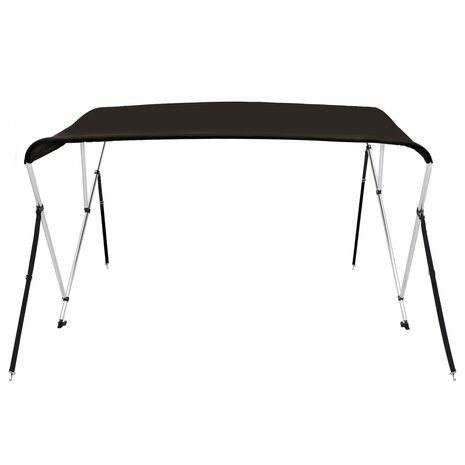 Biminitop 3 bogen 183x196x137 cm zwart 3