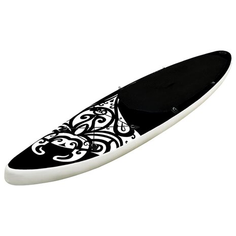 Stand Up Paddleboardset opblaasbaar 305x76x15 cm zwart 2