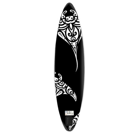 Stand Up Paddleboardset opblaasbaar 305x76x15 cm zwart 3