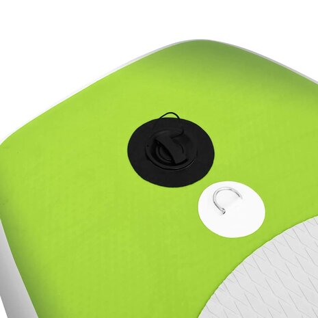 Stand Up Paddleboardset opblaasbaar 360x81x10 cm groen 5