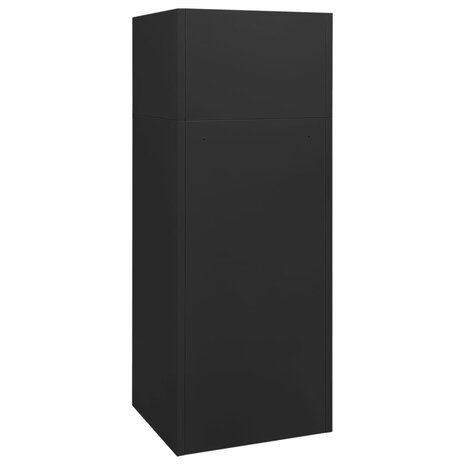 Zadelkast 53x53x140 cm staal antracietkleurig    4