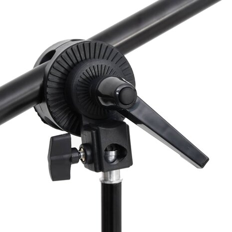 Fotostudioset met verlichtingsset en achtergrond 7