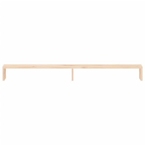 Monitorstandaard 100x27x10 cm massief grenenhout 6