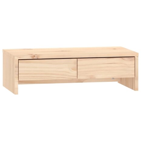 Monitorstandaard 50x27x15 cm massief grenenhout 2