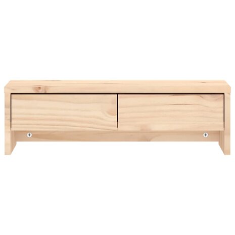 Monitorstandaard 50x27x15 cm massief grenenhout 5