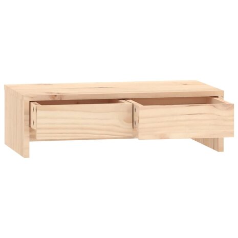 Monitorstandaard 50x27x15 cm massief grenenhout 6