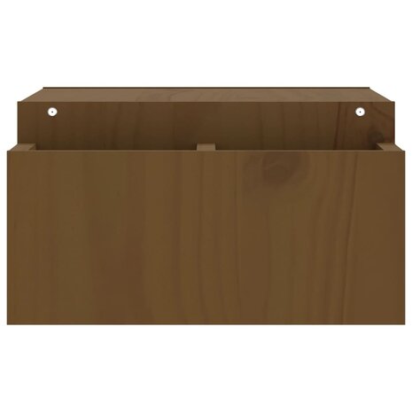 Monitorstandaard 70x27,5x15 cm massief grenenhout honingbruin 6