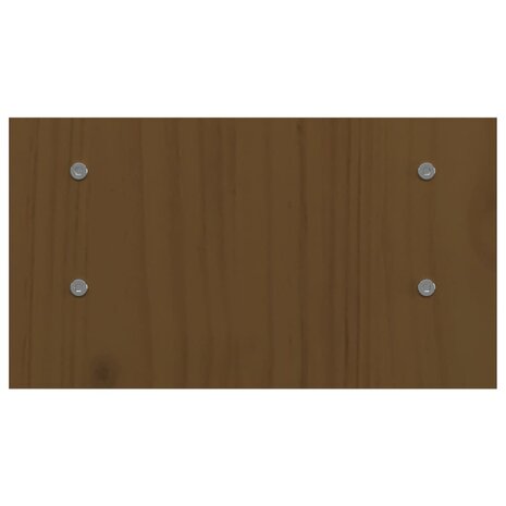 Monitorstandaard 50x27x15 cm massief grenenhout honingbruin 6