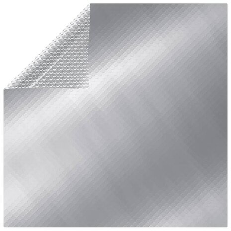 Zwembadhoes 975x488 cm PE zilverkleurig 1