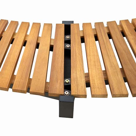 Spa-ombouw 273x53 cm massief acaciahout 7