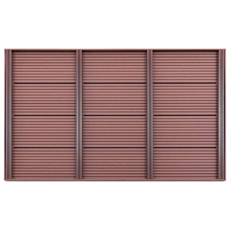 Vloerelement voor solardouche 101x63x5,5 cm HKC bruin 2