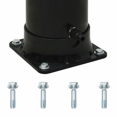 Solardouche 20 L 214 cm zwart 7