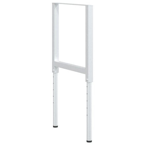 Werkbankframes verstelbaar 2 st 55x(69-95,5) cm metaal grijs 7
