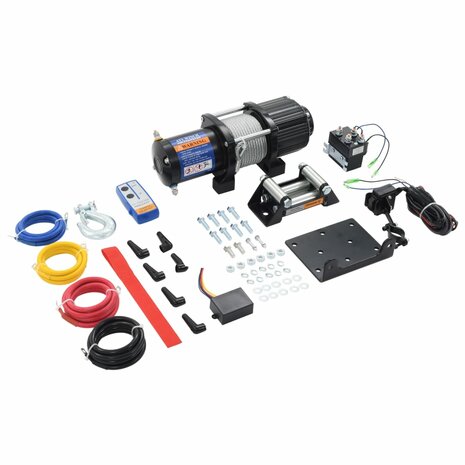 Lier elektrisch 12 V 4.500 lbs 2.040 kg met afstandsbediening 1