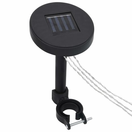 Tuinpaviljoen met LED-lichtslinger 3x3 m taupe 7