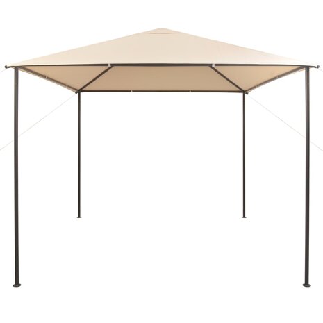 Prieel 3x3 m staal beige 2