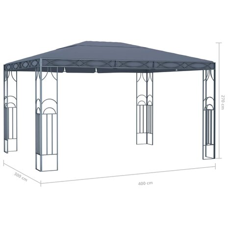 Prieel 400x300 cm antraciet 5