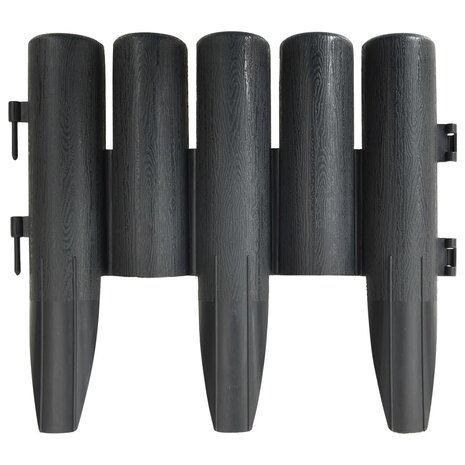 Gazonranden 36 st 10 m PP antracietkleurig 3