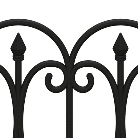 Gazonranden 17 st 10 m polypropeen zwart 5