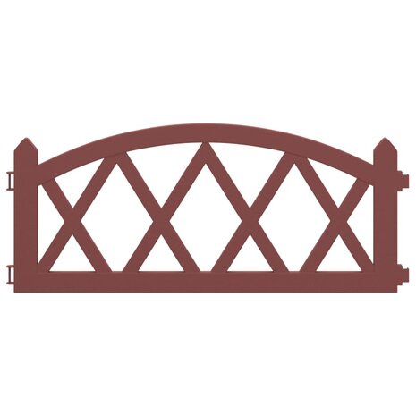 Gazonranden 17 st 10 m polypropeen rood 4