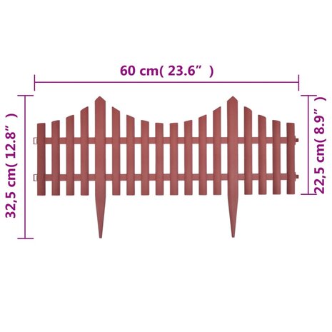 Gazonranden 17 st 10 m bruin 9