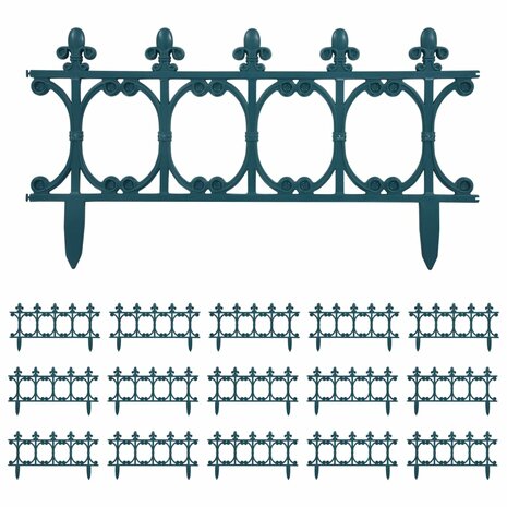 Gazonranden 16 st 10 m PP groen 2