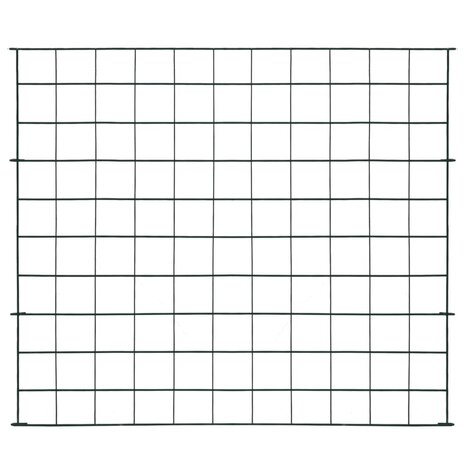 Schuttingset 77,5x64 cm groen 2