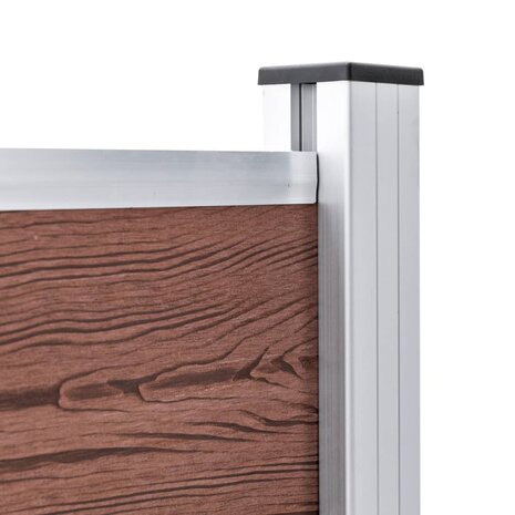 Schutting 175x105 cm HKC bruin 4