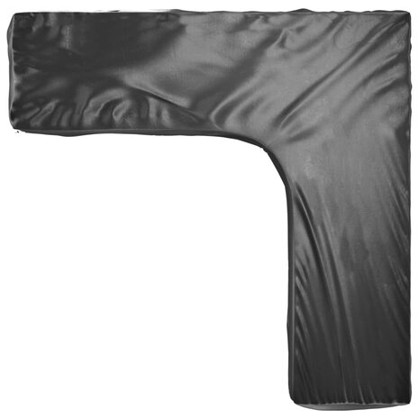 Tuinmeubelhoezen L-vormig 2 st 20 oogjes 300x300x90 cm 5