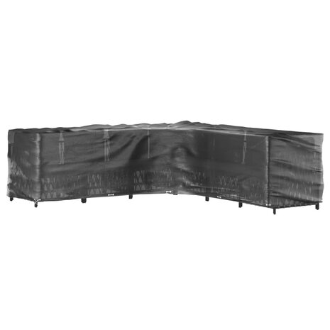 Tuinmeubelhoezen L-vormig 2 st 20 oogjes 300x300x90 cm 7