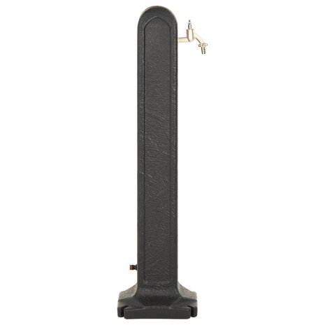 Waterzuil met kraan steen-look antracietkleurig 4