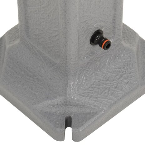 Waterzuil met kraan steen-look lichtgrijs 5