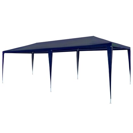 Partytent 3x6 m PE blauw 1