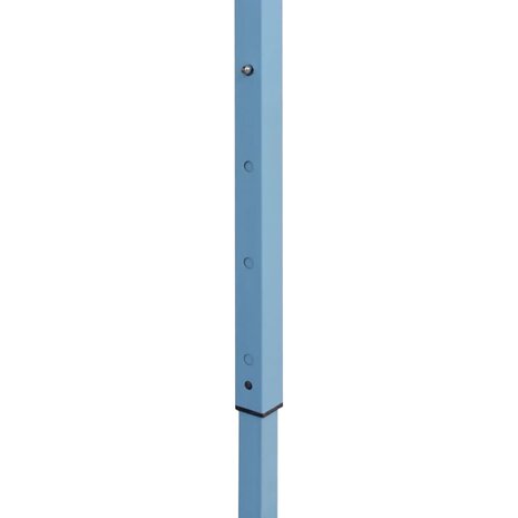 Partytent inklapbaar 3x4 m staal blauw 9