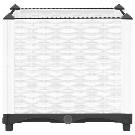 Plantenbak verhoogd 40x40x38 cm polypropeen 4