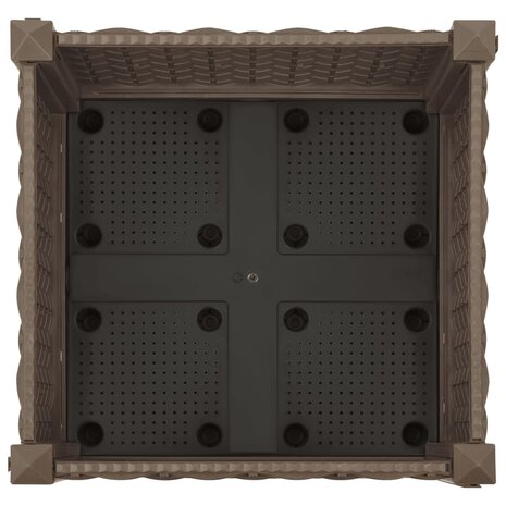 Plantenbak verhoogd 40x40x23 cm polypropyleen 5