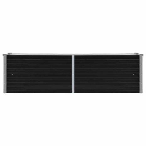 Plantenbak verhoogd 160x40x45 cm gegalvaniseerd staal antraciet 4