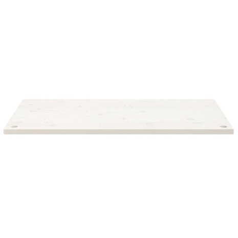 Bureaublad 110x55x2,5 cm massief grenenhout wit 3