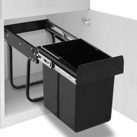 Inbouwprullenbak uittrekbaar soft-close 20 L 1