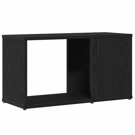 Tv-meubel 60x24x32 cm spaanplaat zwart eikenkleurig 7