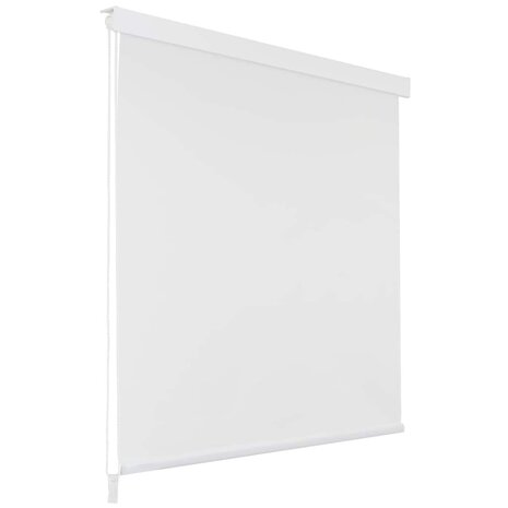 Rolgordijn voor douche 160x240 cm wit 1