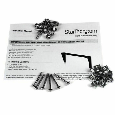 PC houder Startech RK419WALLV 2