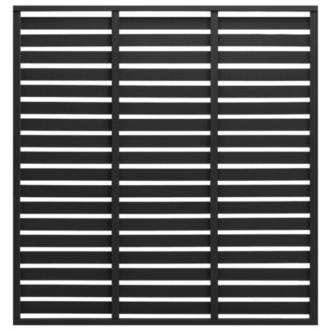 Schuttingpaneel 180x180 cm HKC zwart 1