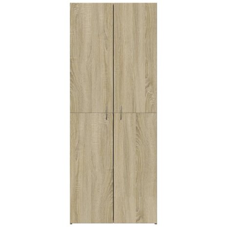 Archiefkast 60x32x153 cm bewerkt hout sonoma eikenkleurig 4