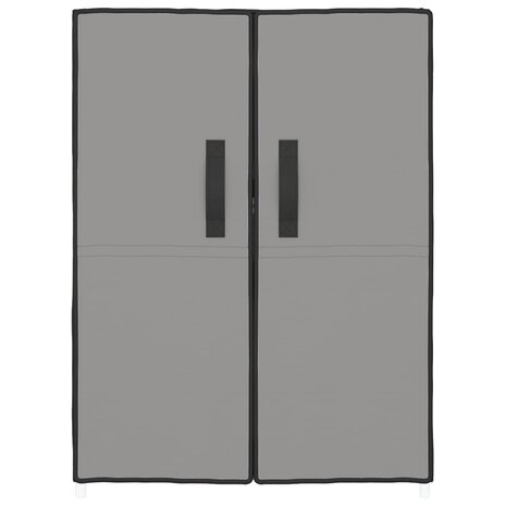Schoenenkast 60x28x90 cm stof grijs 3