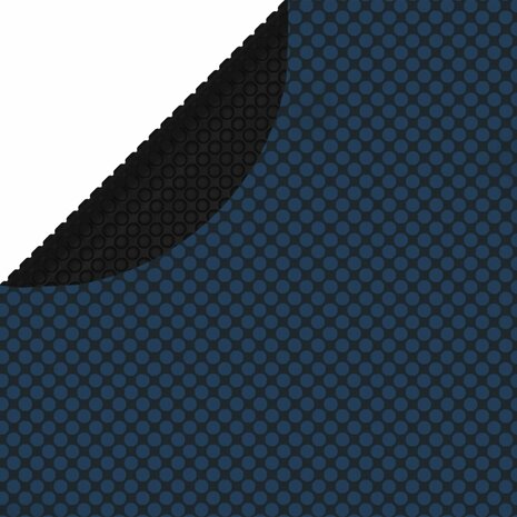 Zwembadfolie solar drijvend 381 cm PE zwart en blauw 3