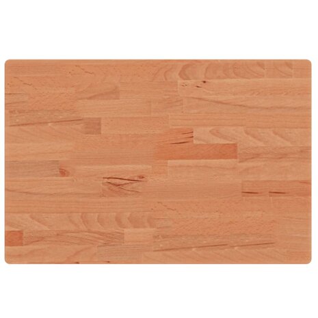 Wastafelblad 60x40x2,5 cm massief beukenhout 2