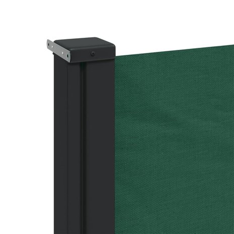 Windscherm uittrekbaar 120x500 cm donkergroen 7