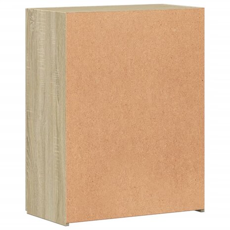 Archiefkast 60x32x77,5 cm bewerkt hout sonoma eikenkleurig 6
